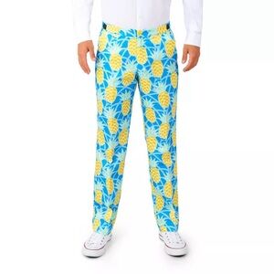 Spirit Halloween Pineapple Print Pants & Tie Set